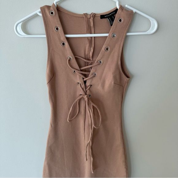 Revamped xs beige dress - Picture 2 of 5